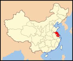 Jiangsu carte Chine